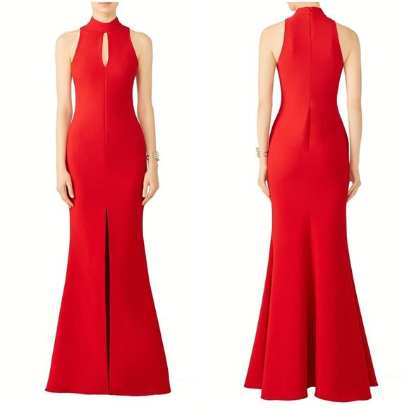 LIKELY Red Harbor Sleeveless Red Formal Gown $378 - Picture 1 of 15